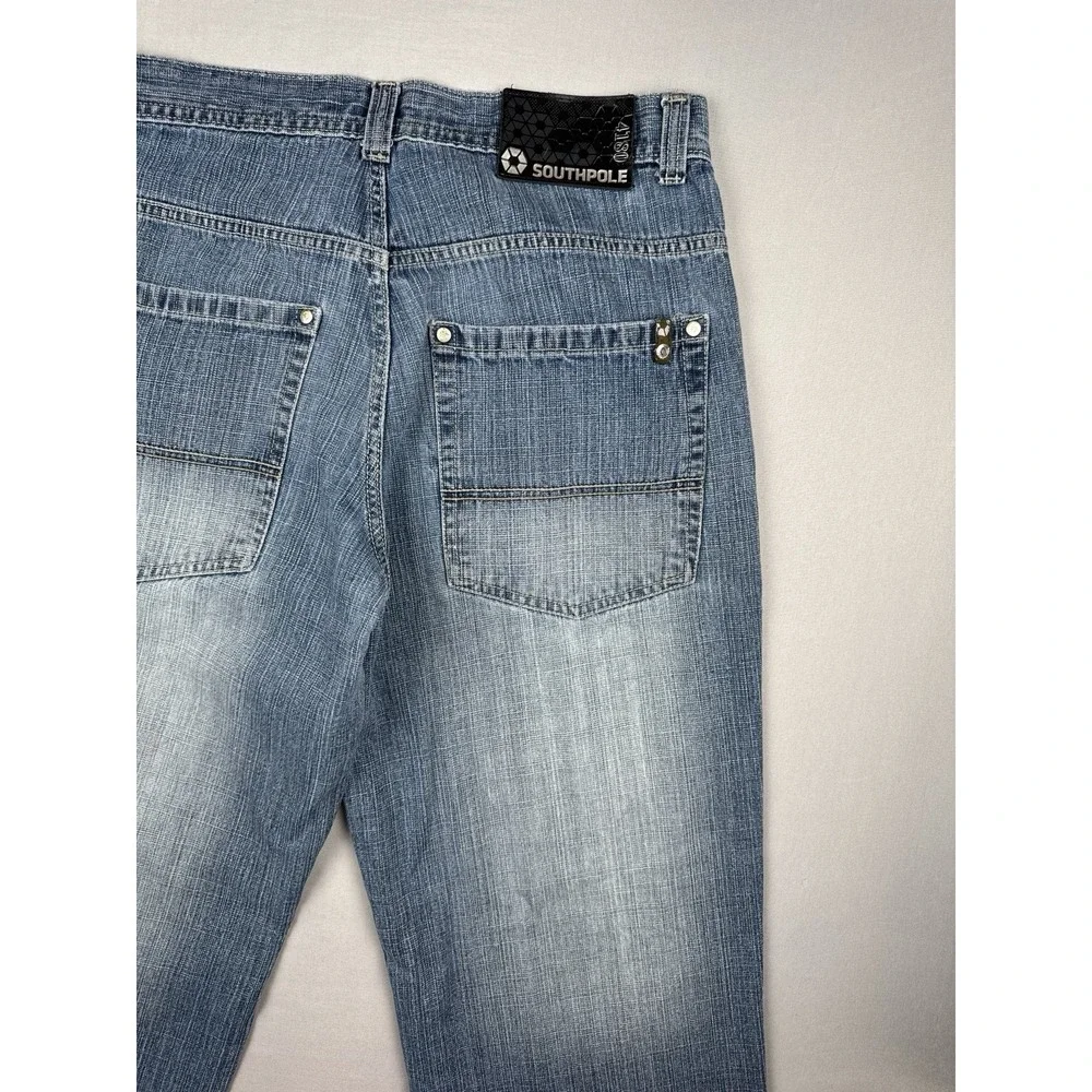 Vintage Y2K Southpole 4180 Baggy Jeans 34x32 Wide Leg Denim Skater